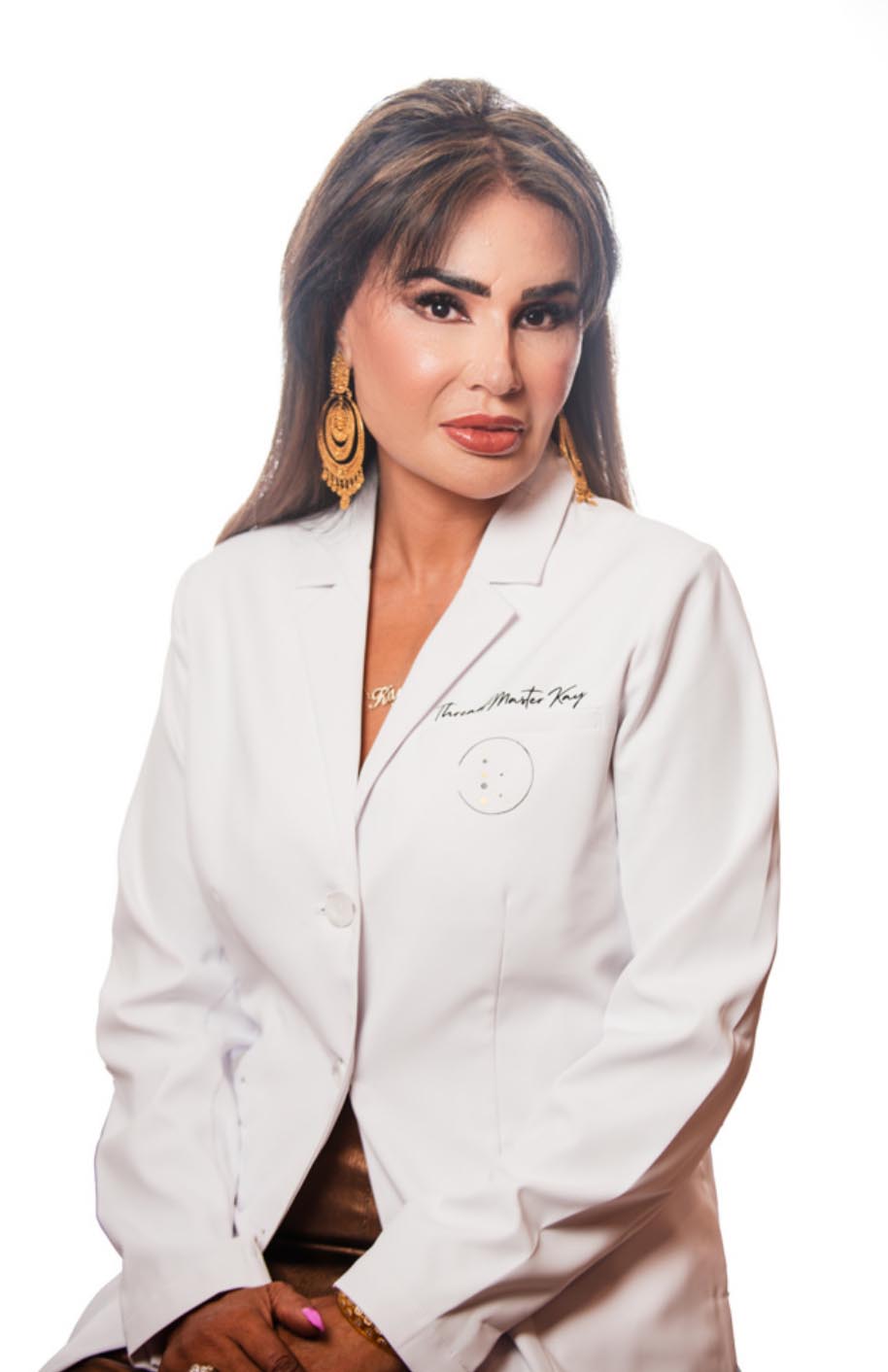 Kay Arani, BBA, BDiv, RN, a Registered Nurse and Cosmetic Clinician at Les Encres Threads